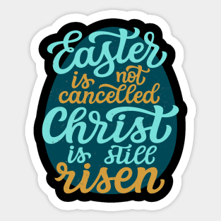 Easter Jesus Christian Saying Sticker